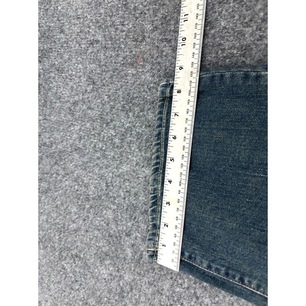Levi's 518 Boot Cut Stretch Jeans Womens Size 7 Long NWT Blue Denim Y2K Low Rise - Picture 5 of 11